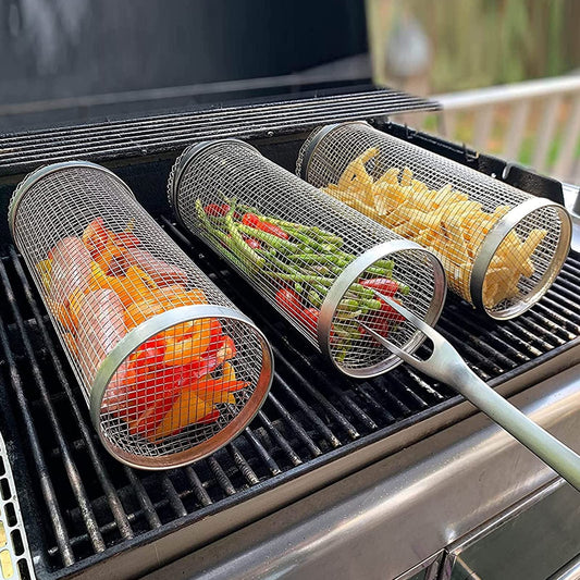 The Rolling Grilling Basket