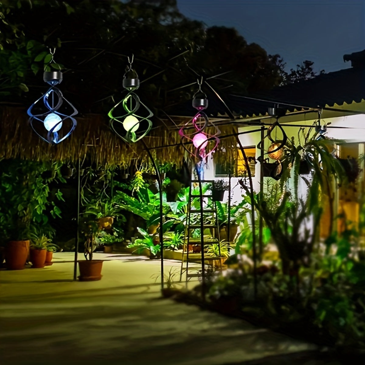 Solar-Powered Wind Chime