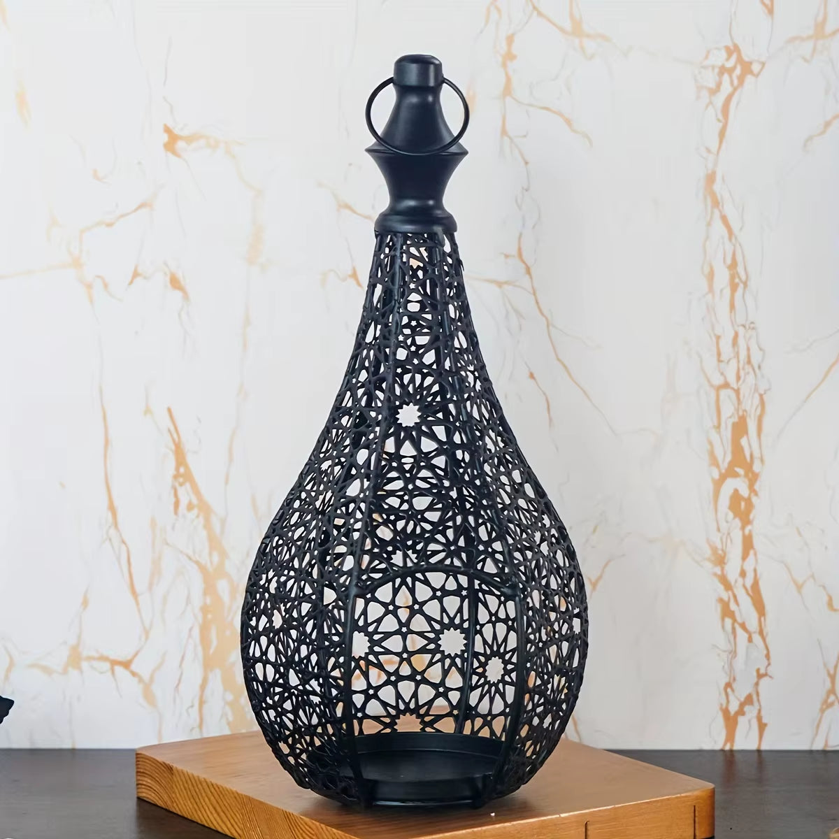 Metal Lantern Candle Holder