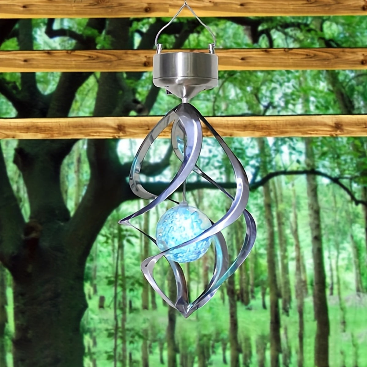 Solar-Powered Wind Chime