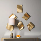 Glam Abstract Metal Wall Decor