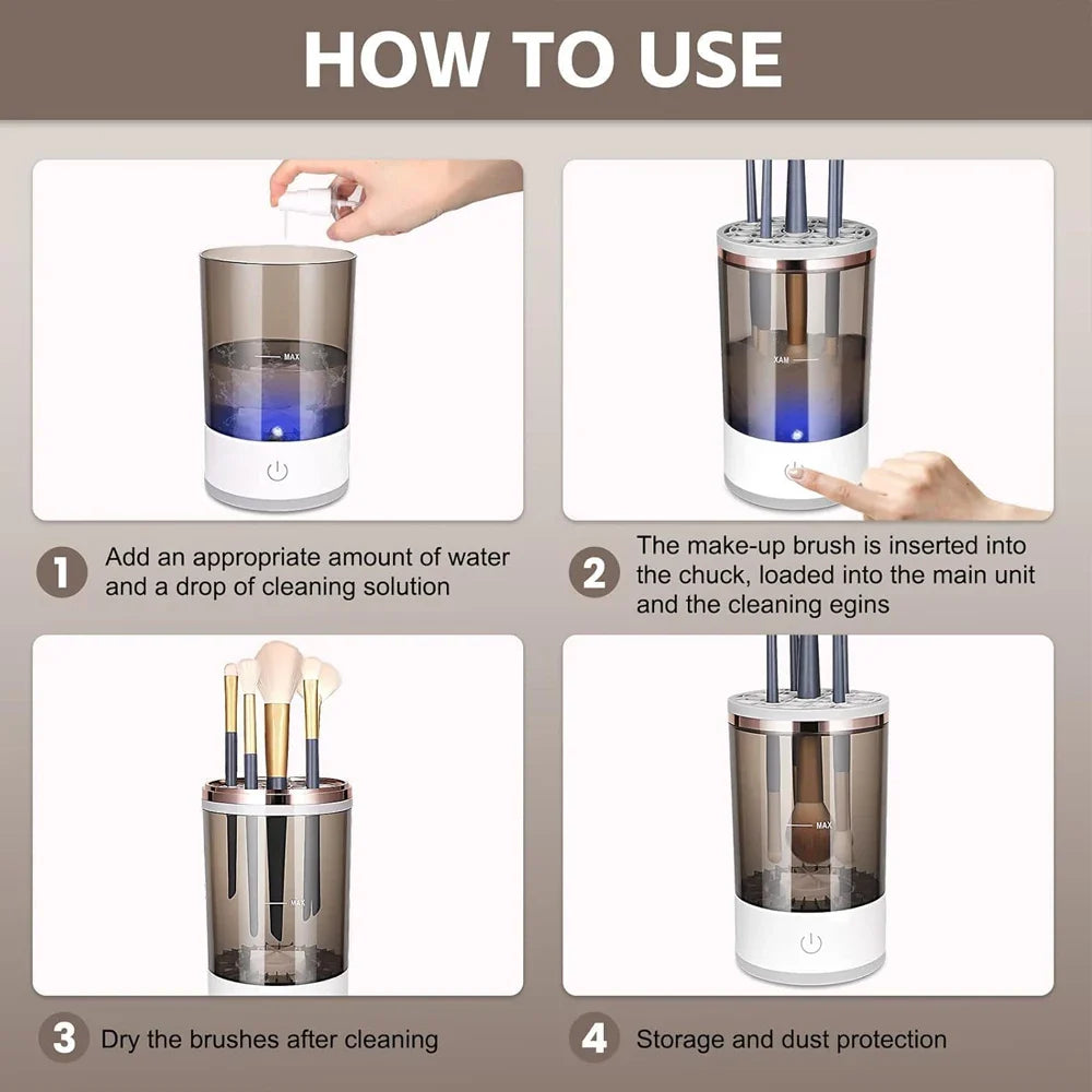 The Makeup Brush Cleaning Machine