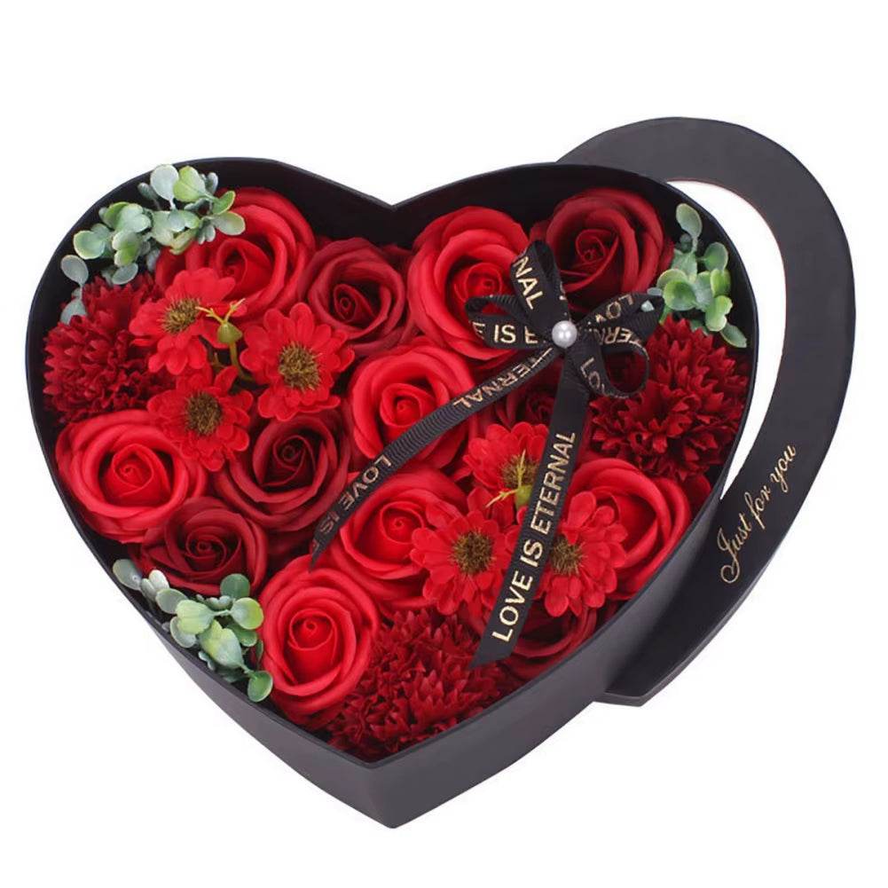 Heart-Shaped Rose Gift Box