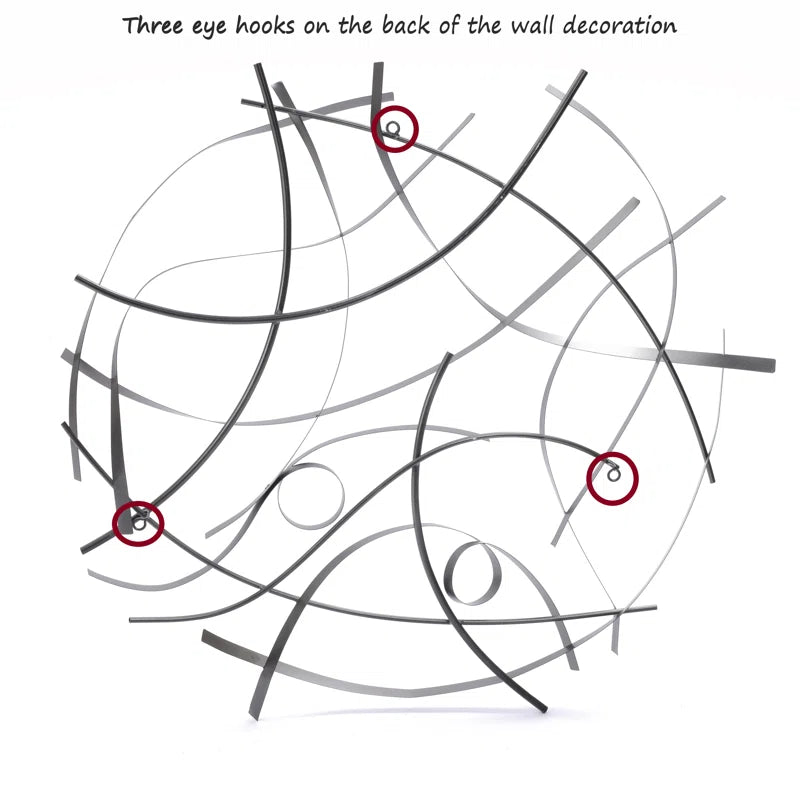 Modern Abstract Metal Wall Decor 