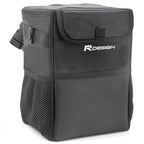 Waterproof Car Trash Can & Storage Bag - Portable Removable Vehicle Garbage Bin with Hanging Strap & Storage Pockets – Car Accessories & Road Trip Gift for Drivers