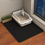 Double Layer Cat Litter Mat – Waterproof Honeycomb Anti-Tracking Litter Box Mat