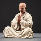 Chinese Porcelain Ceramic Monk Statue
