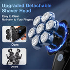 6-in-1  7D Head Shaver Set – Waterproof Electric Razor & Complete Men’s Grooming Kit