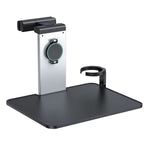 Foldable Car Back Seat Tray Table – Laptop Desk & Vehicle Headrest Bracket Workstation with Cup Holder & Magnetic Phone Mount – Portable Passenger Dining, Writing & Working Car Desk