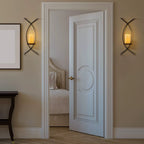 Candle Sconces Set of 2 – Metal Wall Candle Holder Sconces – Decorative Wrought Iron Wall Mounted Pillar Candle Holder Display for Living Room, Bedroom, Dining Room & Entryway Decor