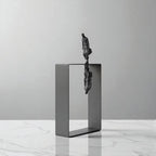 Abstract Reflection Metal Sculpture