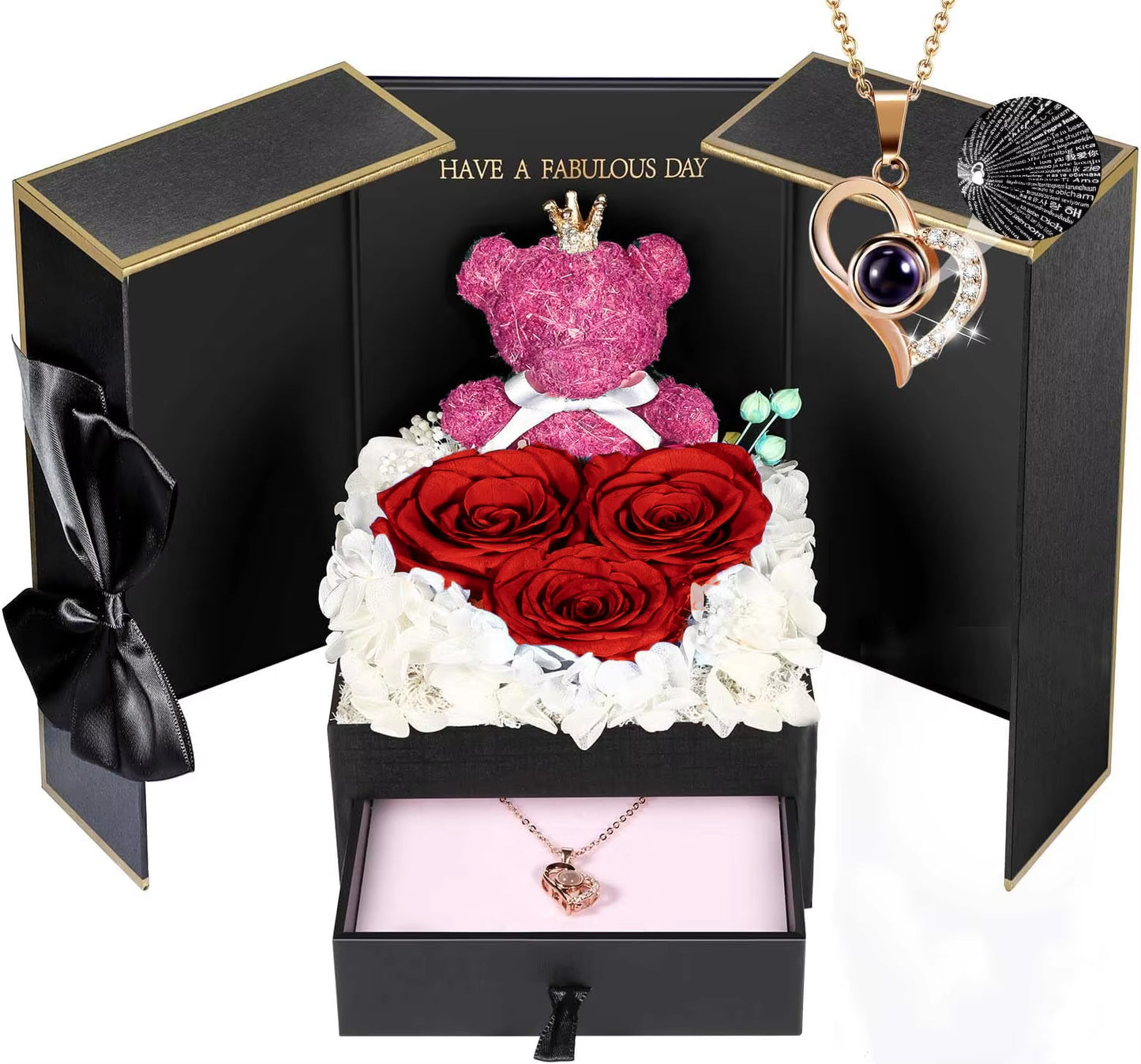 The Rose Bear Gift Box 