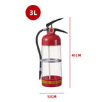 3L Fire Extinguisher Wine & Drink Dispenser – Large Capacity Portable Beer Container & Liquor Dispenser Machine – Novelty Beverage Pump for Bar, Party, Game Night & Gifting