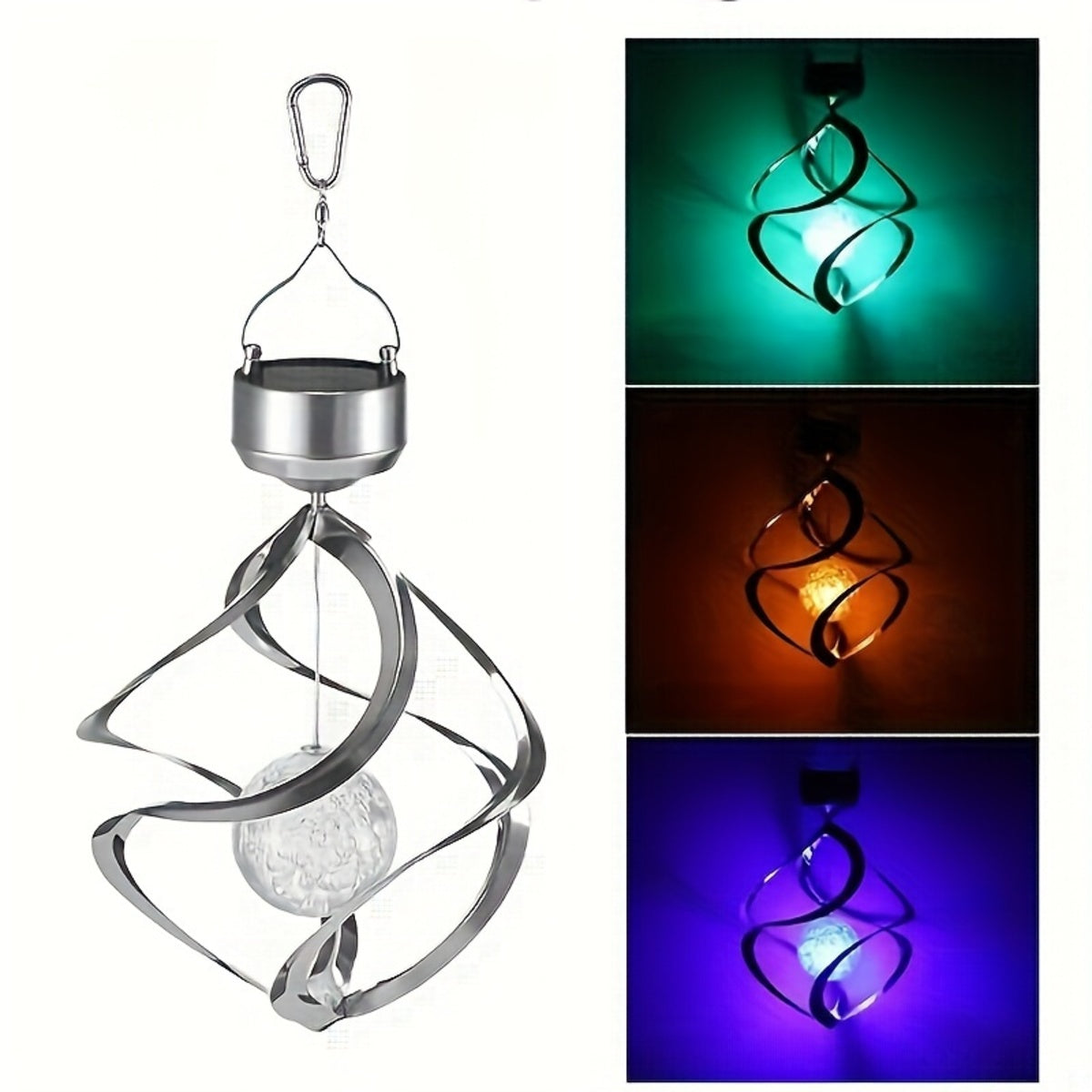 Solar-Powered Wind Chime