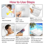 3D Mesh Bath Pillow