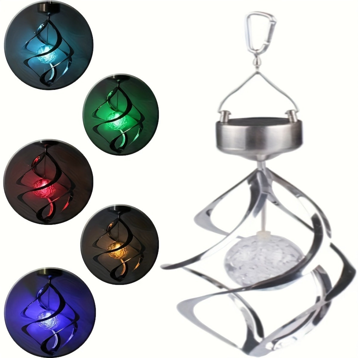 Solar-Powered Wind Chime