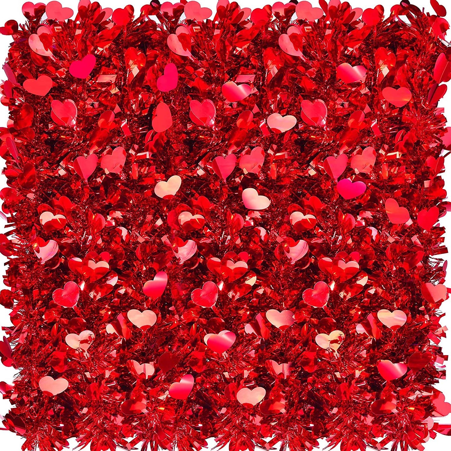 Heart Tinsel Garland