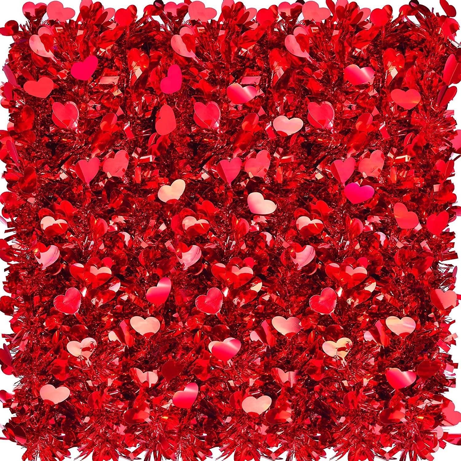 Heart Tinsel Garland