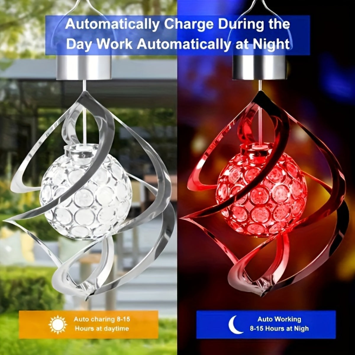 Solar-Powered Wind Chime