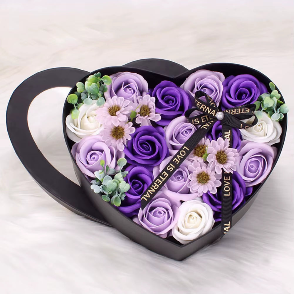 Heart-Shaped Rose Gift Box