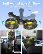 Backseat Car Fan 