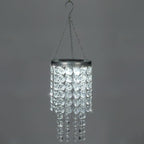 2-Tier Solar Beaded Chandelier