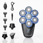 6-in-1  7D Head Shaver Set – Waterproof Electric Razor & Complete Men’s Grooming Kit