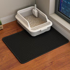 Double Layer Cat Litter Mat – Waterproof Honeycomb Anti-Tracking Litter Box Mat