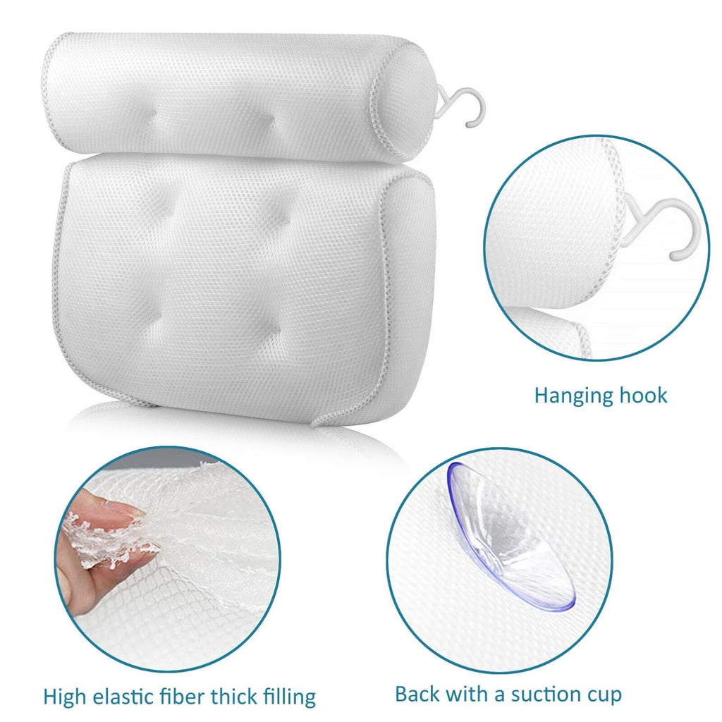 3D Mesh Bath Pillow