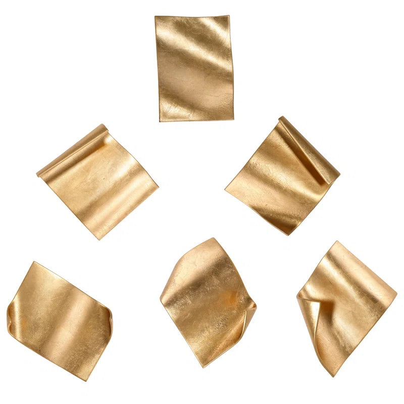Glam Abstract Metal Wall Decor