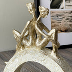 Couple on Arch Romantic Handmade Decorative Sculpture Statue Home Art Décor Gift