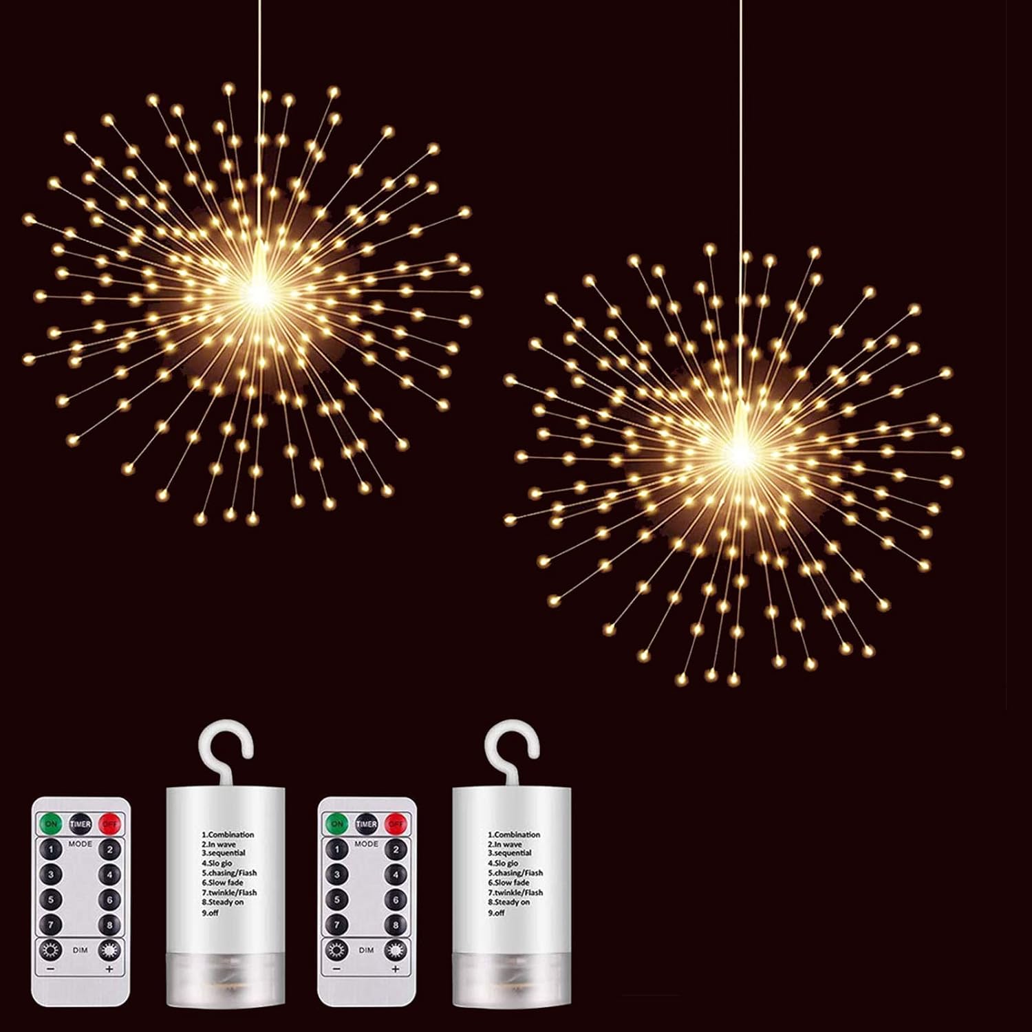 Flexible Starburst Fireworks LED Light 