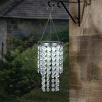 2-Tier Solar Beaded Chandelier