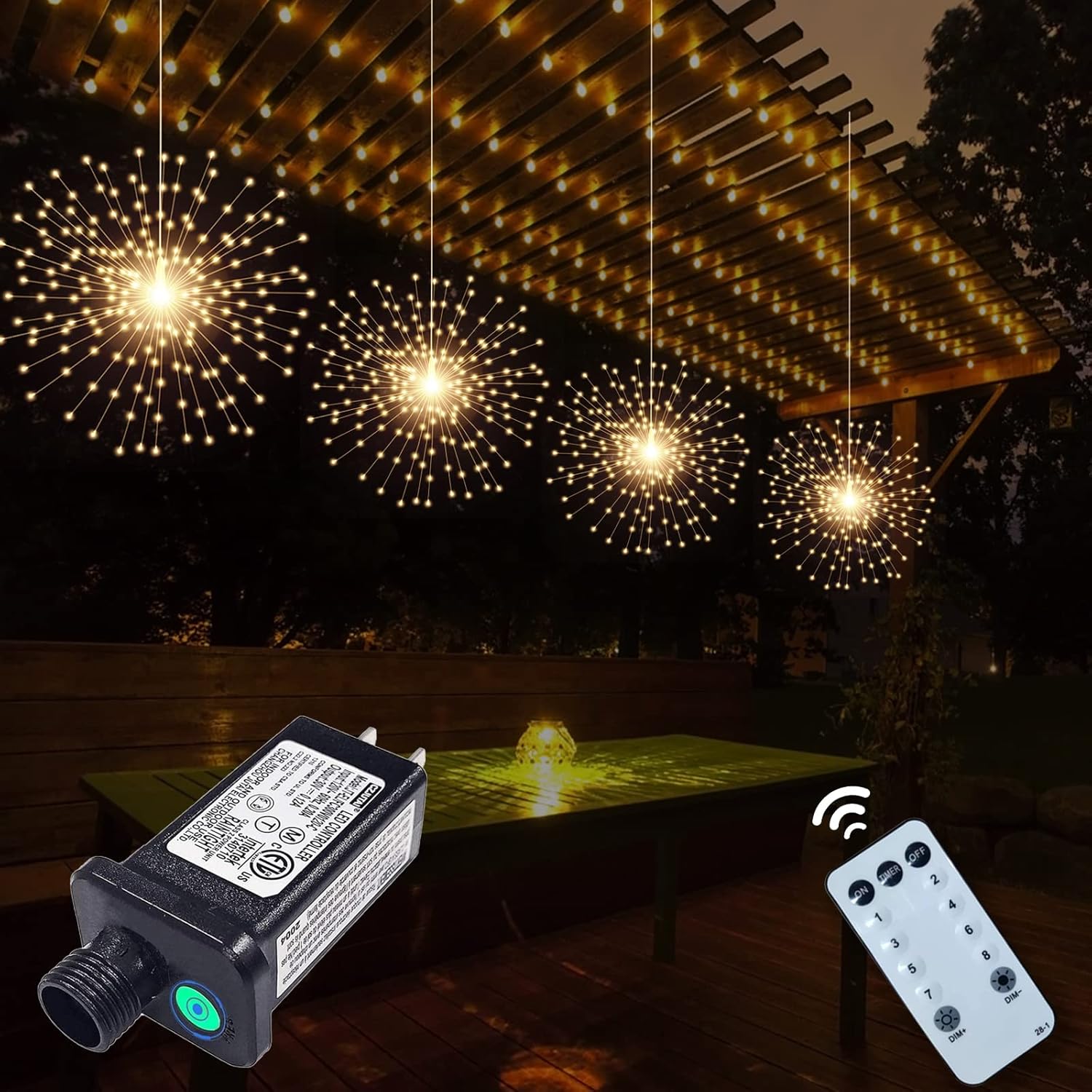 Flexible Starburst Fireworks LED Light 