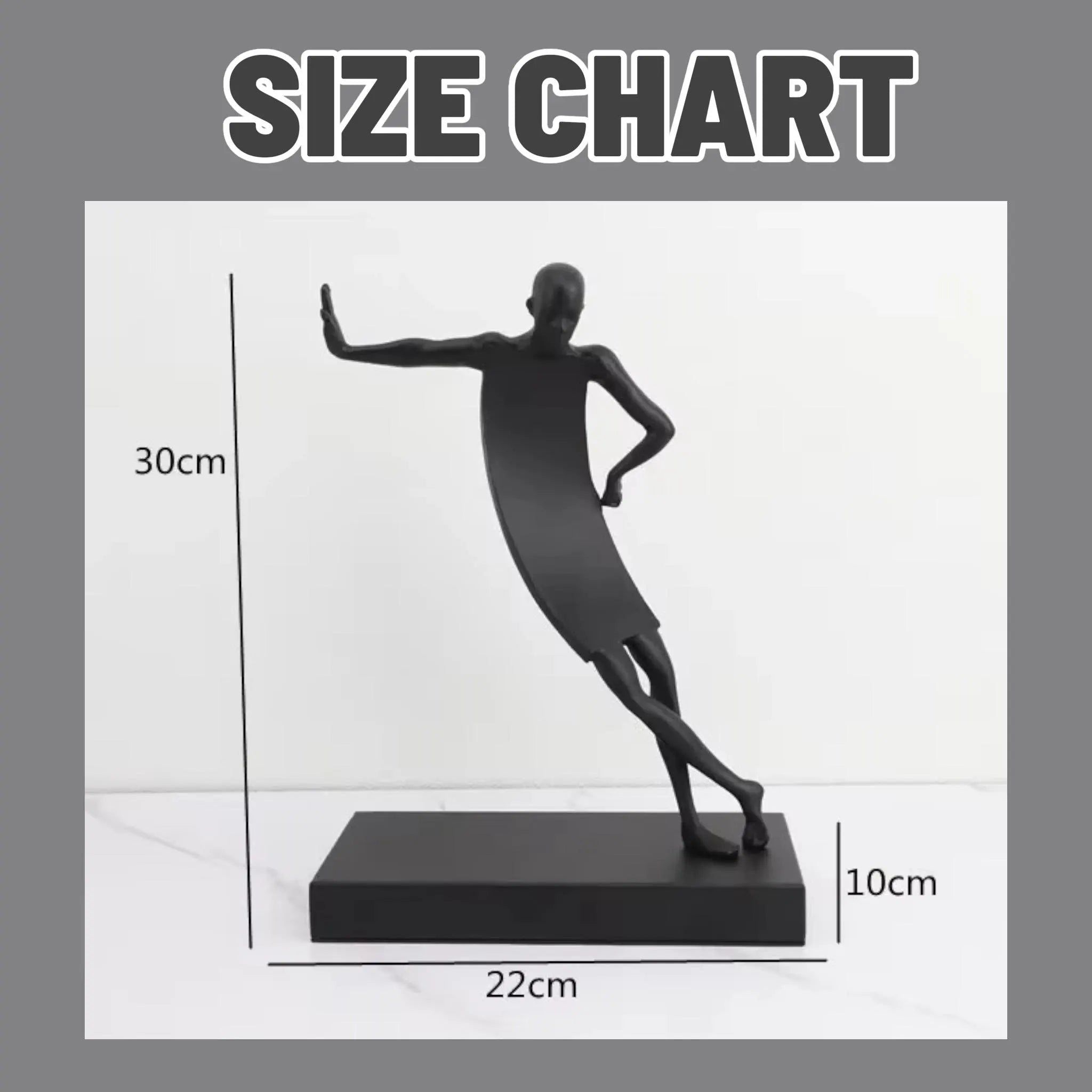 Metal Abstract Human Sculpture