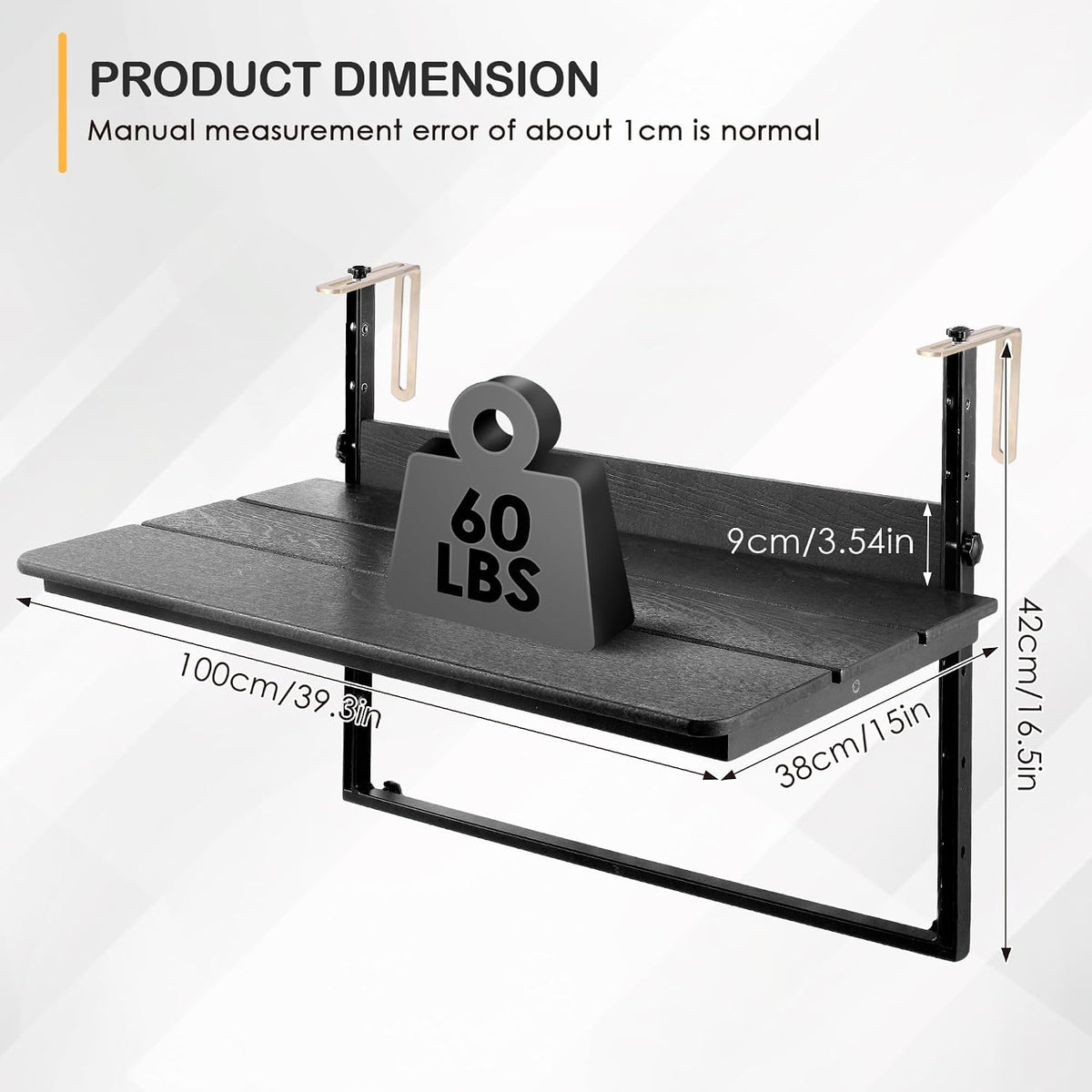Folding Balcony Bar Table 