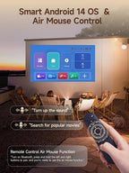 Magcubic HY450Max Smart Mini Projector – Native 1080P with Auto Focus, 180° Rotation & WiFi 6