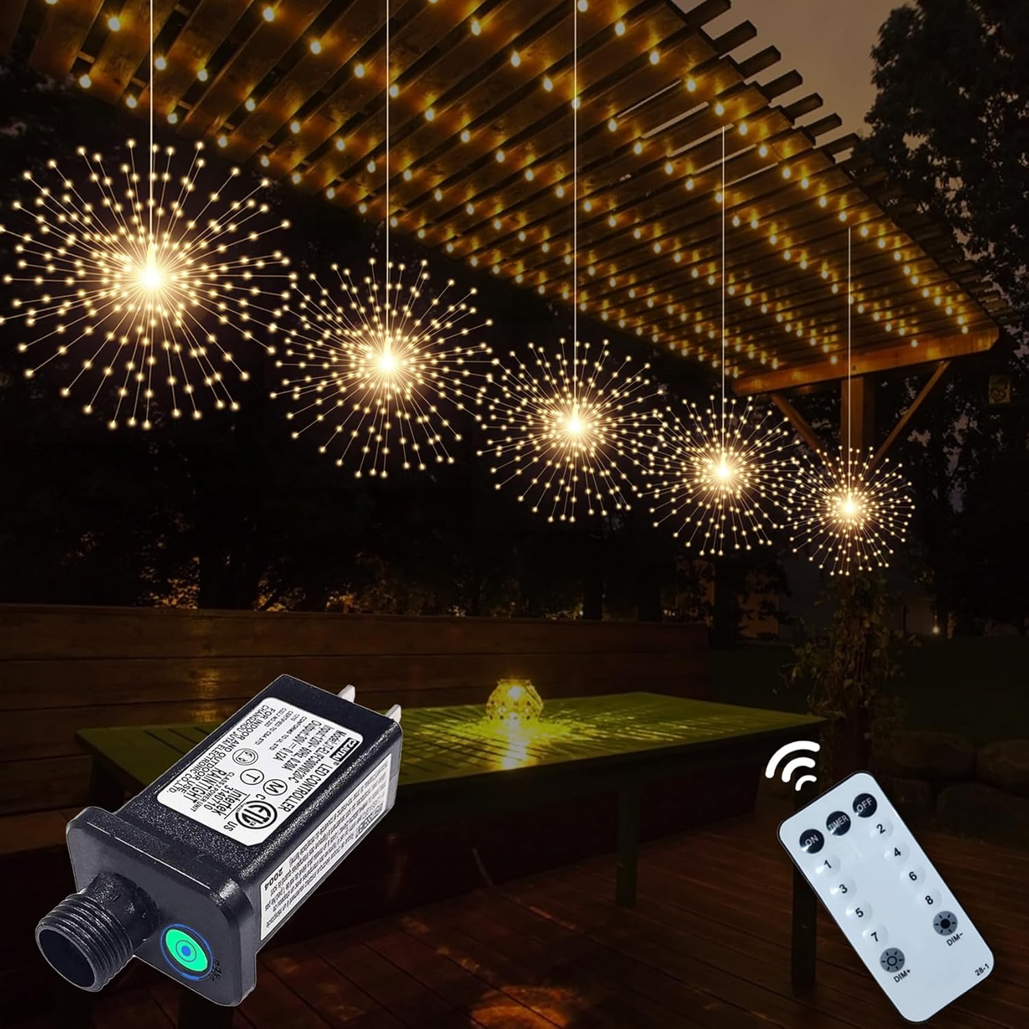 Flexible Starburst Fireworks LED Light 