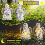 Outdoor Angel Statue Garden Decor, 2 Pack