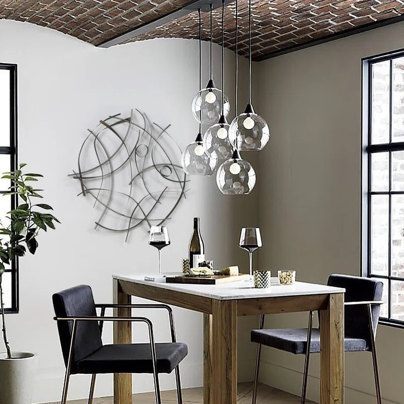 Modern Abstract Metal Wall Decor 