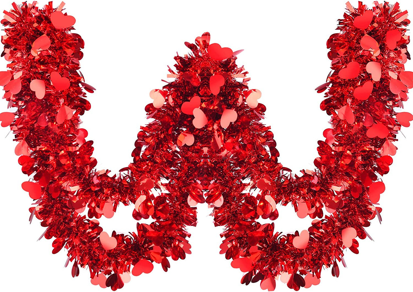 Heart Tinsel Garland