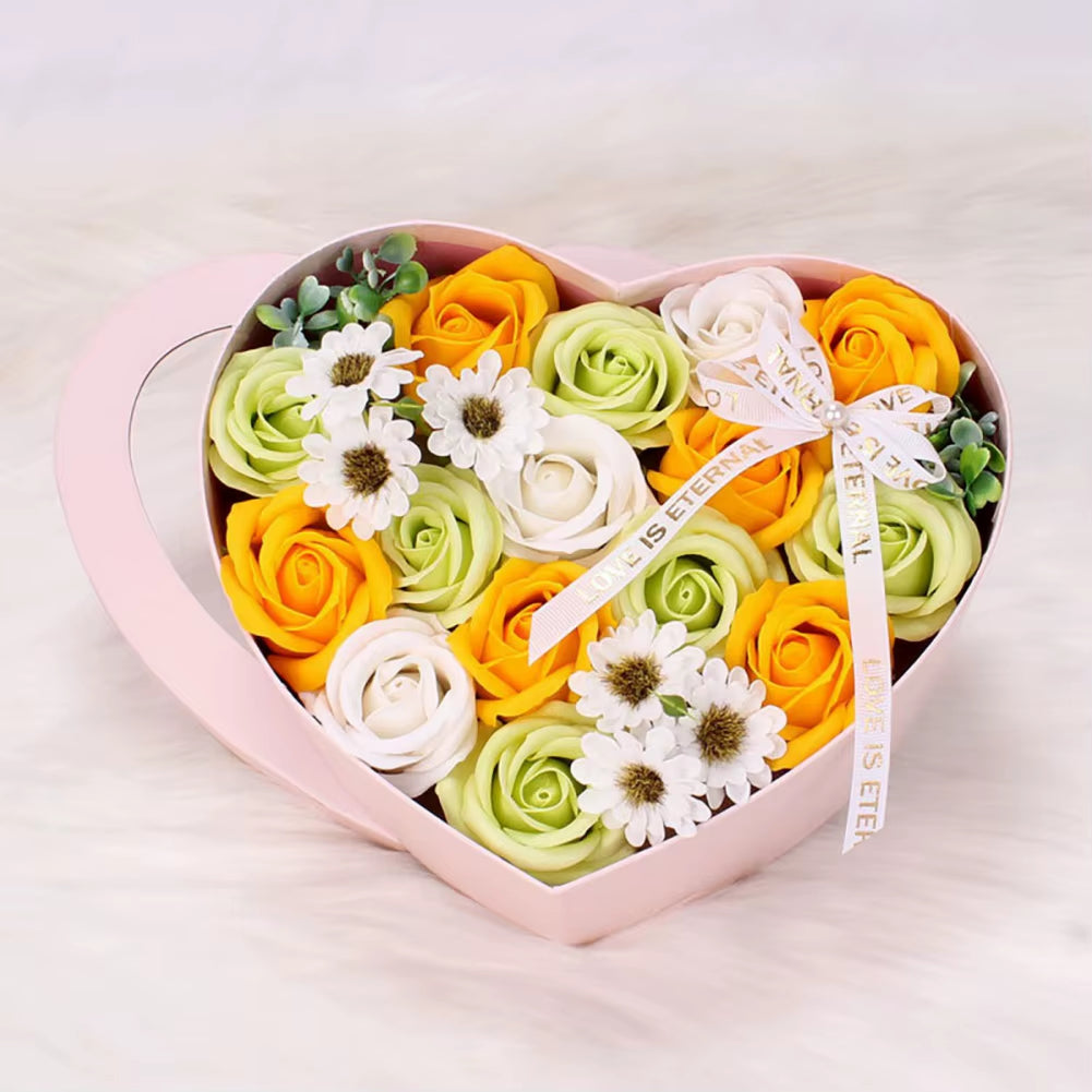 Heart-Shaped Rose Gift Box