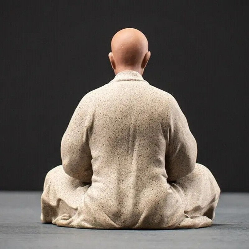 Chinese Porcelain Ceramic Monk Statue