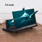 Mobile Phone Screen Magnifier – 12-16 Inches 3D HD Amplifier Projector for Movies, Gaming & Videos – Foldable Pull-Out Phone Stand Enlarger Compatible with iPhone & Android