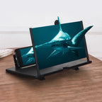 Mobile Phone Screen Magnifier – 12-16 Inches 3D HD Amplifier Projector for Movies, Gaming & Videos – Foldable Pull-Out Phone Stand Enlarger Compatible with iPhone & Android