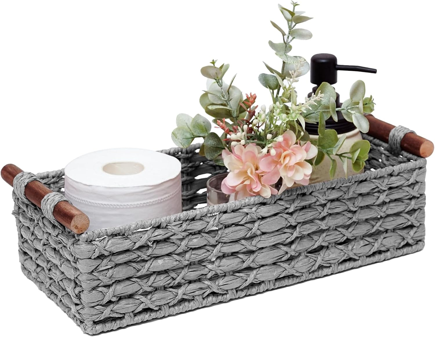 Round Paper Rope Storage Basket