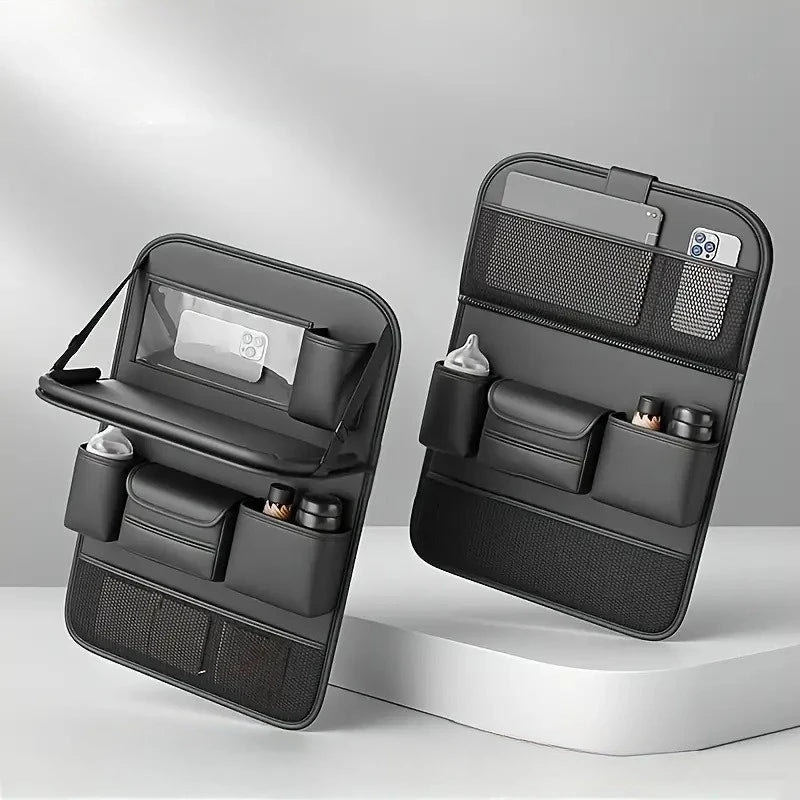 Multifunctional Car Seat Back Organizer Hanging Storage Bag with Multiple Pockets for SUV Truck Universal Vehicle Interior