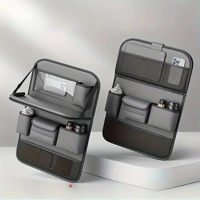 Multifunctional Car Seat Back Organizer Hanging Storage Bag with Multiple Pockets for SUV Truck Universal Vehicle Interior