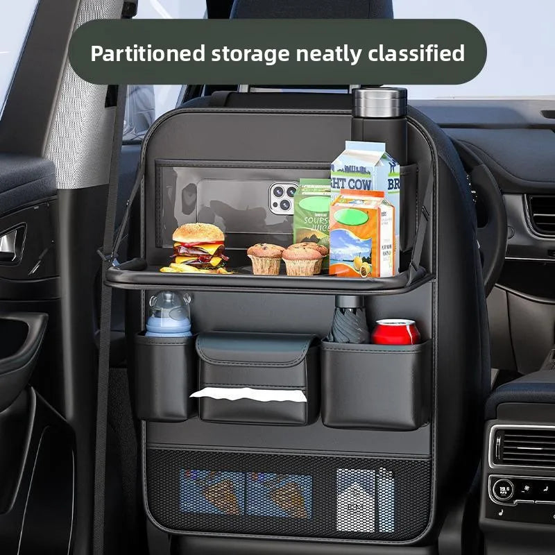 Multifunctional Car Seat Back Organizer Hanging Storage Bag with Multiple Pockets for SUV Truck Universal Vehicle Interior