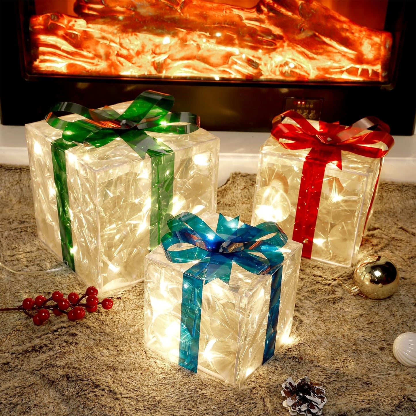 Lighted Gift Boxes 